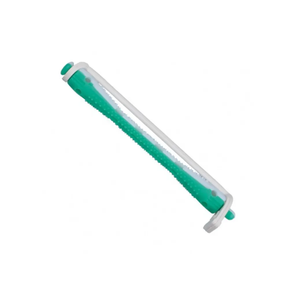 Eurostil Bigudi Plástico Largo Blanco Verde 12ud N7 Eurostil Bigudi Plástico Largo Blanco Verde 12ud N7